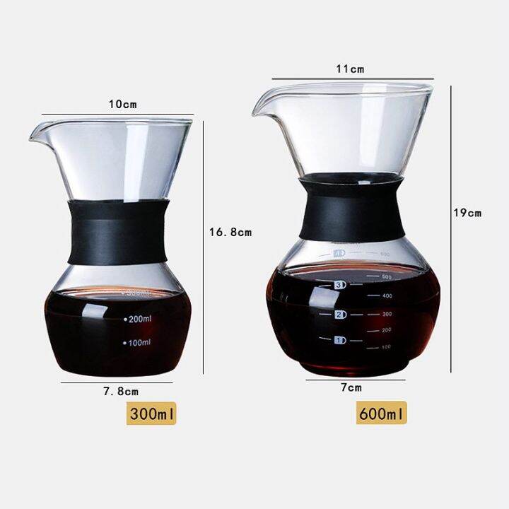 600ml-glass-coffee-kettle-with-stainless-steel-filter-drip-brewing-hot-brewer-coffee-pot-dripper-barista-pour-over-coffee-maker