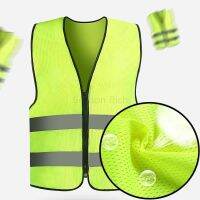 Car Reflective Safety Ves Strip Vest Reflective Strip Vest Car Emergency Reflective Vest Fluorescent Mesh High Visibility Jacket