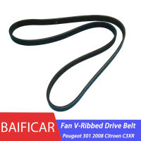 Baificar ยี่ห้อของแท้ Alternator Fan V-Ribbed Drive Belt 9675749580 6PK1055สำหรับ Peugeot 301 2008 308SW Citroen C3XR C-Elysee