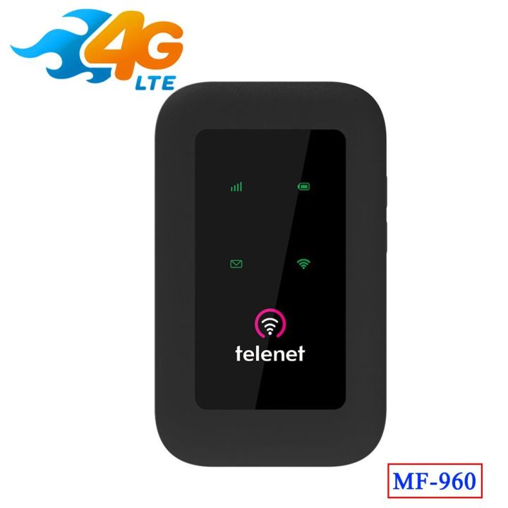 HCM]Bộ phát Wifi từ sím 4G LTE TELENET MF-960 (kết nối 10 thiết bị - bh 6  tháng) | Lazada.vn