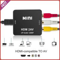 ตัวแปลงอะแดปเตอร์วิดีโอ HDMI ถึง AV ขนาดเล็กเอวีไปยัง HDMI ตัวแปลงขนาดเล็กคอมโพสิตวิดีโอเอาต์พุต NTSC PAL อะแดปเตอร์ที่รองรับ