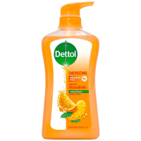 LeeMart เจลอาบน้ำ เดทตอล Dettol 500ML สบู่เหลว ชำระผิวกาย เดตตอล เอ็นเนอร์ไจ สีส้ม ขนาด 500 มล.