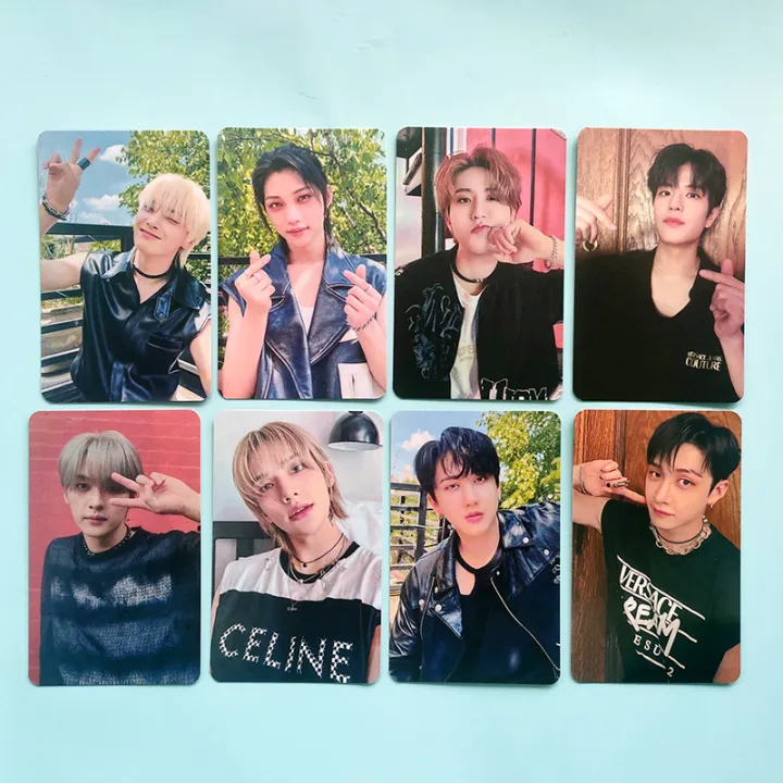 8pcs/set Stray Kids photocards MAXIDENT collection card Postcard Small ...