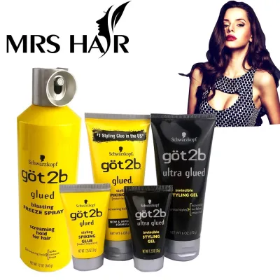 ♔ got2b Hair glued Gel Hair Styling Waterproof Hair Styling Products Hair Custom Shape Glued 150ml Makeup Stage Salon Hair Style