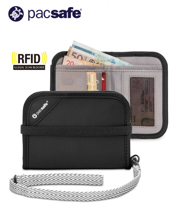 Pacsafe RFIDsafe RFID Blocking Compact Travel Organizer (Black)