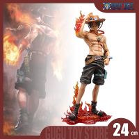 24cm One Piece Figures Portagas D Ace Anime Figures Ace Action Figures Ace Pop Figurine Statue Pvc Model Doll Toys Gift