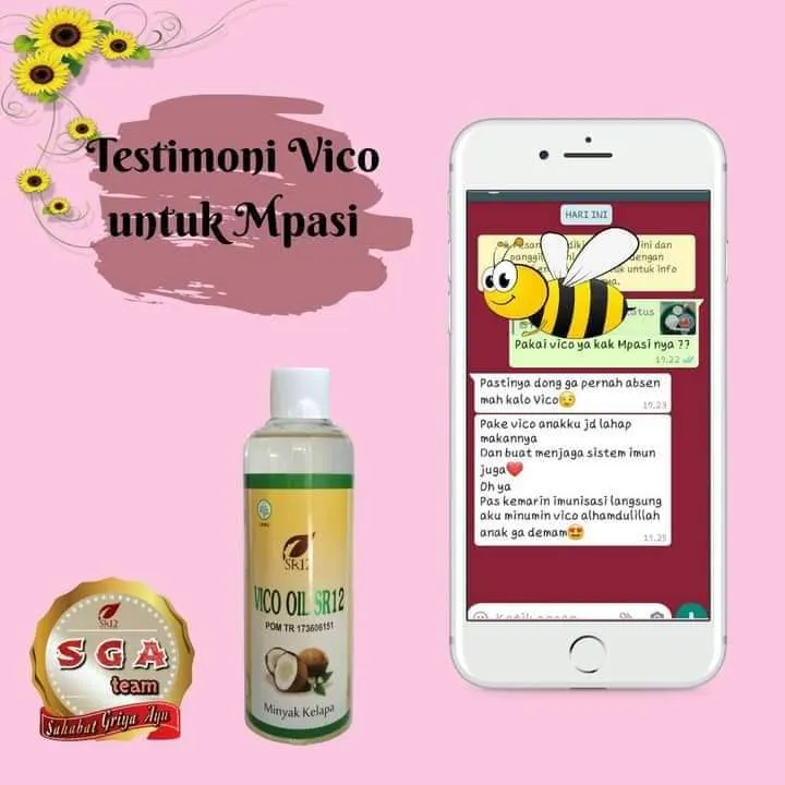 Minyak Virgin Coconut Oil Sr12 Untuk Mpasi Lemak Tambahan Mpasi Bayi Penambah Nafsu Makan Bayi Penambah Nafsu Makan Anak Penambah Berat Badan Bayi Dan Anak Aman Bpom Lazada Indonesia