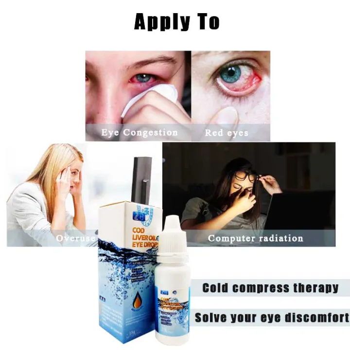 🔥HOT SALE🔥Cod Liver Oil Eye Drops Original Eyedrops For Clear Vision