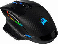 Corsair Dark Core RGB Pro, Wireless FPS/MOBA Gaming Mouse with SLIPSTREAM Technology, Black, Backlit RGB LED, 18000 DPI, Optical,CH-9315411-NA