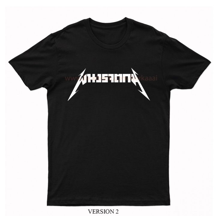 เสื้อยืด-ผนงรจตกม-รุ่น-font-metallica-parody