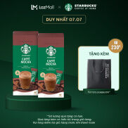 Combo 2 Hộp Cà phê hòa tan cao cấp Starbucks Mocha Hộp 4 gói x 22g