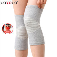 COYOCO เข่าสนับสนุน Protector 1 ชิ้นขาการบาดเจ็บ Gym แขน Elasticated Bandage เข่า Pad Charcoal ถัก Kneepads Warm-Jezker