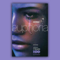 （HOT) โปสเตอร์ตื่นเต้นยุโรปและอเมริกา euphoria ละครอเมริกัน HBO โปสเตอร์ ins ร้านอาหารหอพักห้องนอนสติ๊กเกอร์ตกแต่งโปสเตอร์