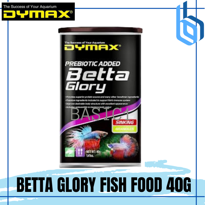 Dymax Betta Glory Slow Sinking Granules 40g Betta Fish Food Lazada PH