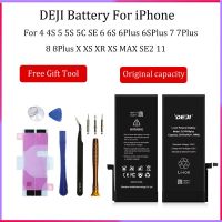 【On Sale】 Levonsity DEJI สำหรับ6วินาที7 8 6บวก X SE 5วินาที5 5C XR XS MAX เดิมเปลี่ยน Bateria สำหรับ6SP 7จุด8จุดด้วยเครื่องมือ