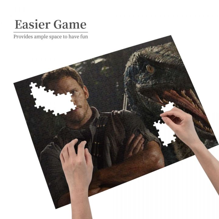 jurassic-park-wooden-jigsaw-puzzle-500-pieces-educational-toy-painting-art-decor-decompression-toys-500pcs