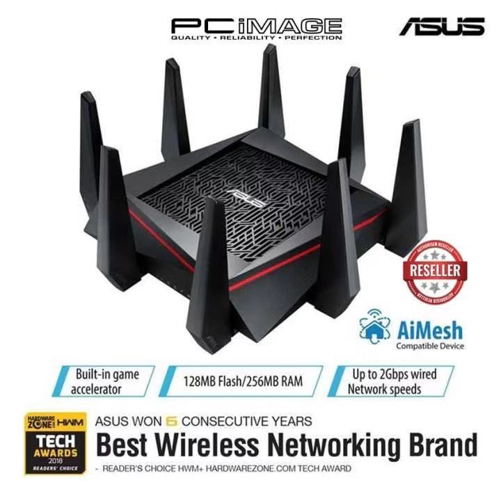 Top 5 Best Wifi Gaming Router Asus Rt-Ac5300 Ac5300 Tri-Band, 5330 Mbps,  Mu-Mimo Aimesh For Mesh Wifi System | Lazada Ph