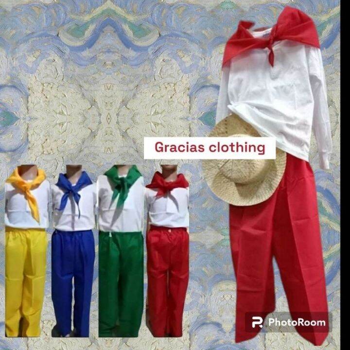 KATIPUNERO , COSTUME FOR KIDS TO TEENAGE AVAILABLE IN PANTS AND SHIRT