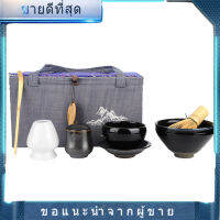 【ห้ามพลาด】ชุดชามัทฉะญี่ปุ่น, ชุดกล่องของขวัญชามัทฉะแฮนด์เมด, ปัดมัทฉะ, ตักแบบดั้งเดิม, ชามมัทฉะ, ที่ใส่ที่ปัดเซรามิก, แคดดี้มัทฉะ, สำหรับพิธีชงช