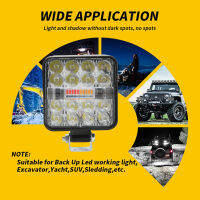 LED Pod Work Light โคมไฟขับรถออฟโรด 9V‑60V สากลสำหรับรถยนต์สำหรับเรือสำหรับรถจักรยานยนต์