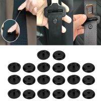 【hot】 10 Car Safety Seatbelt Stopper Buckle Spacing Stop Plastic Anti-slip Retainer Rivet Stud