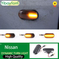 รถด้านข้าง Marker Light แบบไดนามิกไฟเลี้ยว LED สำหรับ Nissan Tiida C11หมายเหตุ E11 NE11 Micra K12 NP300 Navara Qashqai J10