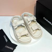 CC LEATHER SANDALS งานสุดสลับเเท้ สั้งตัตพิเศษ ✅มาพร้อมกล่อง อุปกรณ์ ครบ? ถ่ายสดจากสินค้าจริง