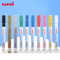 1 pcs UNI PX-21 ปากกามาร์กเกอร์ถาวรสีน้ำมันเขียนกันน้ำสำหรับโลหะผ้าแก้วยาง Graffiti ปากกามาร์กเกอร์สี-czechao