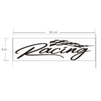 สติ๊กเกอร์ Racing สีดำ