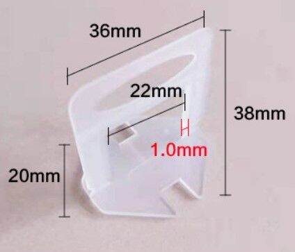 คลิป-ปรับระดับ-กระเบื้อง-ขนาด-1-0-มิล-1-mm-1-ถุงละ100ตัว-ตัวใสๆนะค่ะ-พร้อมส่งจากไทย