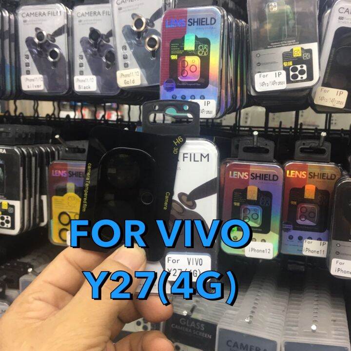 vivo-y27-5g-y27-4g-3dวีโว่-ฟิล์มกันรอย-ฟิล์มกระจก-กันรอย-ฟิล์มกระจกนิรภัยครอบเลนส์กล้อง-3d-black-lens