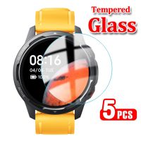 Tempered Glass Film for Xiaomi Mi Watch S1/S1 Active/Color 2/Amazfit Pace Smartwatch 9H Clear Scratch Resistant Screen Protector Wall Stickers Decals