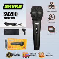 + รับประกัน 2 ปี + สายต่อไมโครโฟน SHURE SV200 ไมโครโฟนไดนามิก 5M ไมโครโฟนแบบมีสาย SHURE SV 200