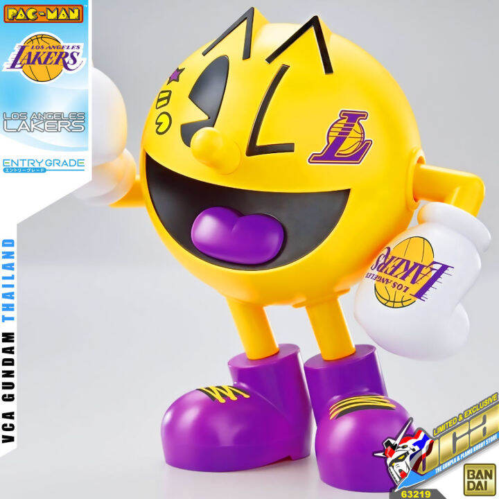 bandai-entry-grade-eg-pac-man-pac-man-los-angeles-lakers-nba-basketball-team-โมเดล-แพ็คแมน-vca-gundam