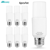 E26หลอดไฟ LED 5000K Daylight สีขาว8W เทียบเท่า60W 800 Lumens โคมไฟ360องศาสำหรับ Home Commercial Place 6แพ็ค