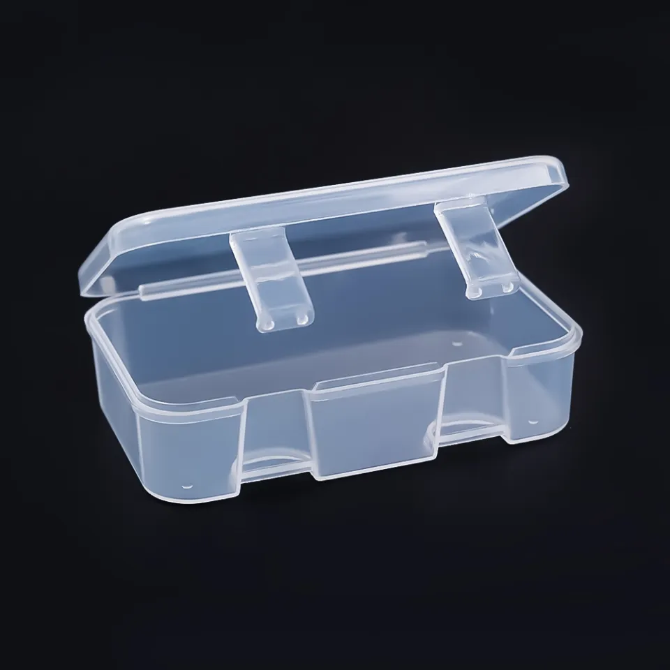 Mini Storage Box Clear Lidded Small Plastic Box For Trifles Parts Tools Storage  Box Jewelry Display