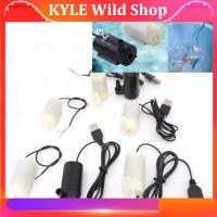 KYLE Wild Shop Mini USB 5V DC Low Voltage Small Water Pump Micro Submersible Fountain Pump Brushless Motor Pump for Hydroponic Veg plant