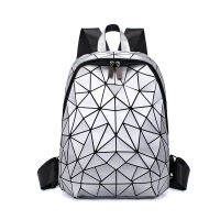 Set Luminous Backpacks Women Geometric Laptop Backpack For Men Purse Backpack School Holographic Rucksack Female Trave Schoolbag