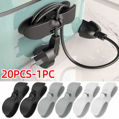 Cord Winder Organizer Desk Appliances Cord Wrapper Cable Management Charger Clips Holder for Air Fryer Coffee Machine Wire Fixer