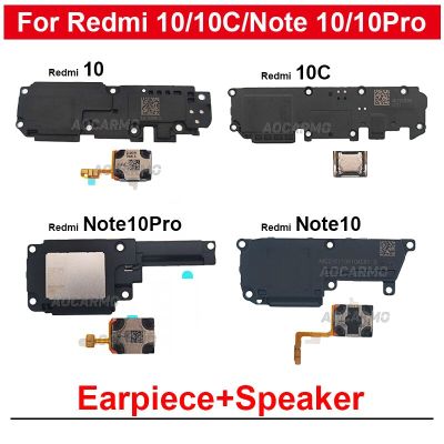 สำหรับ Redmi 10 10C Note10โปรลำโพงหูหูฟังและลำโพงด้านล่างอะไหล่สายเคเบิลยืดหยุ่นสำหรับ10Pro Redmi Note