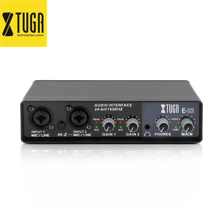 XTUGA E-22 AUDIO INTERFACE 24BIT/192KHZ E22 | Lazada PH