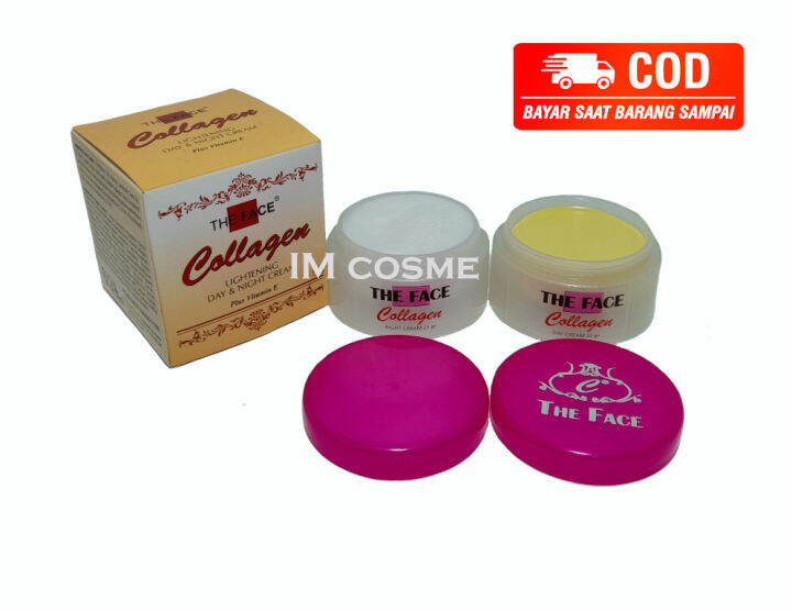 The Face Collagen Lightening Day & Night Cream / Cream Collagen The