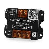 ไฟ LED บลูทูธ DC5-24V รีโมตควบคุมเพลง30A ควบคุมการหรี่แสงอัจฉริยะฟังก์ชั่นมีตัวจับเวลาสำหรับ5050 3528แถบไฟ LED RGB