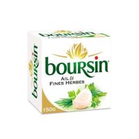 ?? บูร์ซินกระเทียมและเฮิร์บชีส 150 กรัม/Boursin Garlic &amp; Herb Cheese 150g