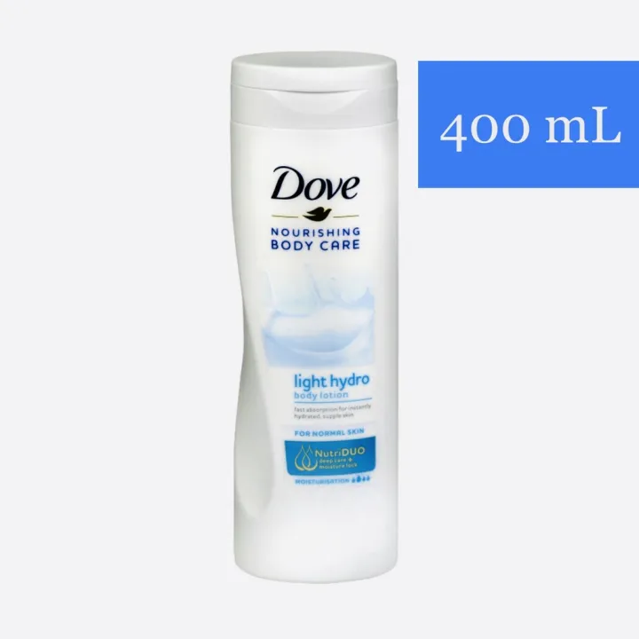 Dove Nourishing Body Care Light Hydro Body Lotion 400mL Lazada PH