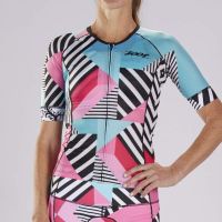 Zoot W Tri SS AERO Jersey CALI19 เสื้อไตรกีฬาหญิงแบบมีแขน