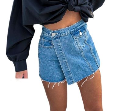 2023 New Summer Women Casual Jeans Denim Shorts Feminino Blue Black