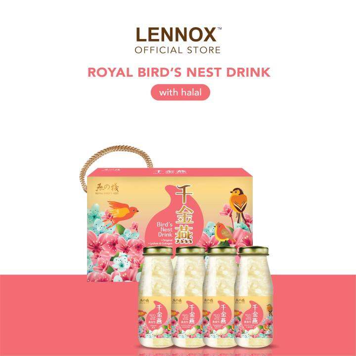 Royal Bird's Nest Drink with Halal (200ml X 4 Bottles) with 4 different