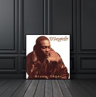 Dangelo-น้ำตาลทรายแดงปกอัลบั้มเพลงโปสเตอร์ภาพเขียนฮิปฮอปตกแต่งเพลงแร็ปเปอร์ Sta (ไร้กรอบ)