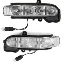 กระจกมองด้านขวาซ้ายรถไฟ LED แสดงไฟสัญญาณเลี้ยวสำหรับ Mercedes-Benz G E Class W211 S211 W463 W461